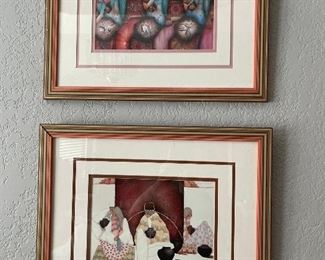 Two Amado M Pena prints