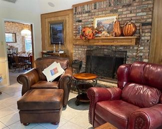 Looking across the den and to the left is the Kitchen