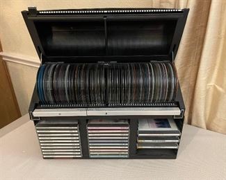 Lots of CD's, storage cases