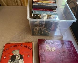 Vintage records, VHS and DVD's