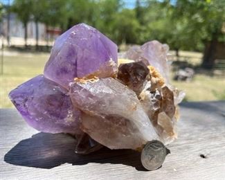 Amethyst Quartz Crystal Cluster