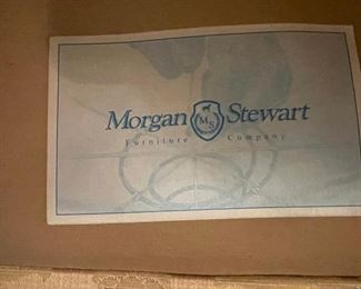 Morgan Stewart Furniture Company label