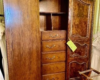 Armoire with shelves and drawers for great storage, by Century Furniture 