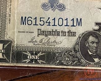 1899 Black Eagle $1 Silver Certificate