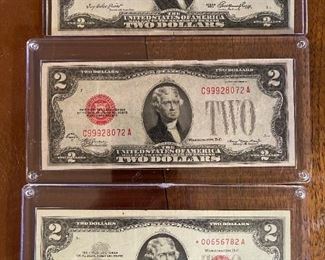 Red Seal $2 Bills / Notes
