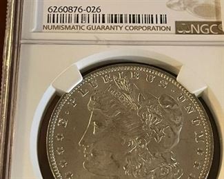 Graded Morgan SILVER Dollars
