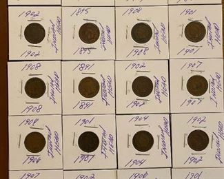 Indian Head Pennies / Cents