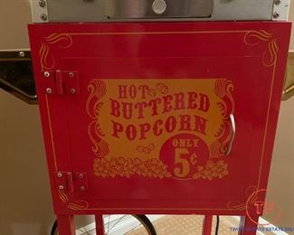 Funtime Carnival Style Popcorn Popper Cart