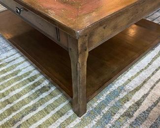 HOOKER Distressed Coffee Table with Drawers