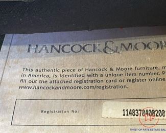 HANCOCK & MOORE Leather Sofa