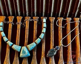 Sterling SILVER and Stone Jewelry