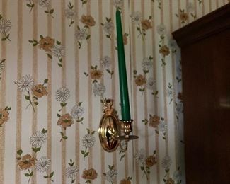 Candlestick sconces (2)