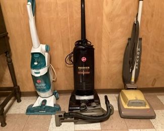 Hoover floor care appliances including attachments (all in working order)