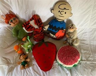1960's Toys: stuffed animals and Troll
