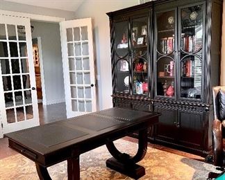  Office Furniture, Desk and Bookcase, Athens Modular Double Display Cabinet, Athens Writing Desk, Ethan Allen Area Rug