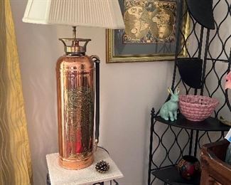 Fire Extinguisher Based Table Lamp