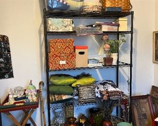 Shelving Unit & Contents