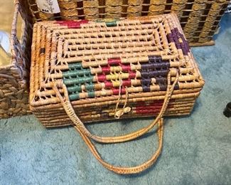 Basket Woven Purse