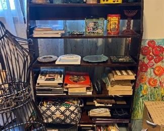 Shelving Unit & Contents