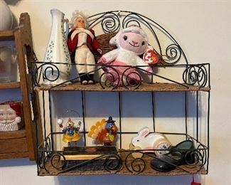 Wall Mount Shelf & Contents