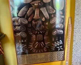 Cahokia Mounds Poster Framed