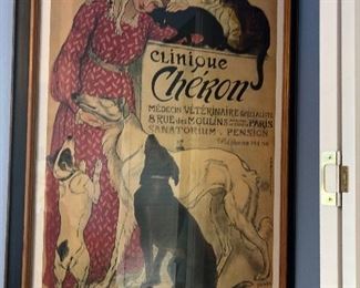 Clinique Cheron Poster Framed