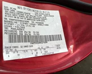 1998 Ford Taurus 43636 Miles