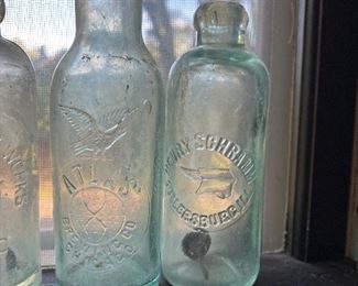 Antique Henry Schramm Bottle fullersburg Illinois 