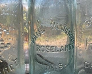 Antique Bottle Paul Vandenberg Roseland Illinois