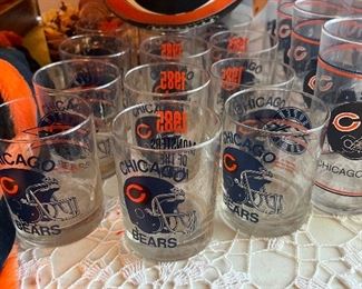 Bears super bowl glasses