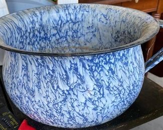 Blue & White Granite Ware