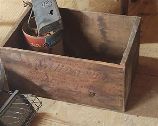 Vintage Crates and Toys