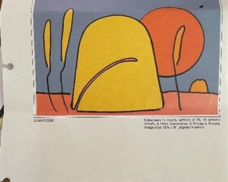 Peter Max silkscreen , limited edition , signed 