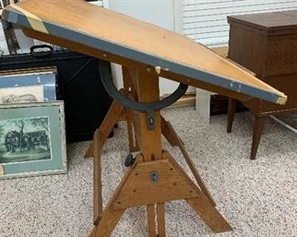 Vintage ANCO-BILT drafting table 