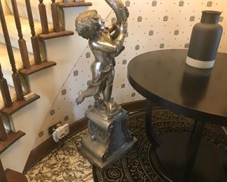 sculpture lamps cherub angel rare bought in NYC ART DECO