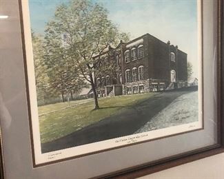 Old Clinton county high school 
By Fred Thrasher