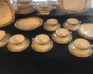 6 pc place setting grindley  England Dishes   Windsor Ivory 