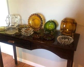 Collection of vintage Ashtrays 