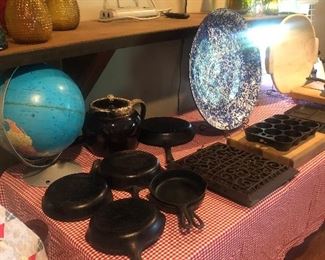 Collection of Wagner cast iron 