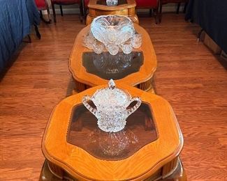 Set end tables and coffee table 