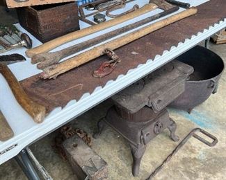 Early Saw
Hatchets 
Blacksmith poker