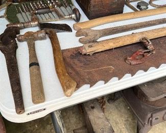 Drill bits 
Old tools 