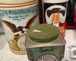 Vintage tin collection 