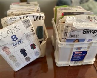 Vintage sewing pattern collection