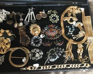 Vintage costume jewelry 