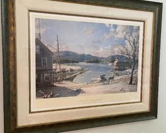 John Stobart
Somerville: a view of Mount Desert from Somers  Cove 300/400