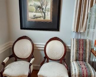 French accent chairs