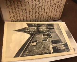 Lot of RPPCs (Real Photo Postcards) featuring places. Will be offered auction style at the live stream sale. 