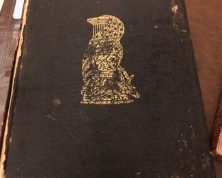 Civil War piece - 1852 book with the obituary address of The Honorable Henry Clay, Clay was the architect of the compromise of 1850 that failed and as a result, the civil war began.
