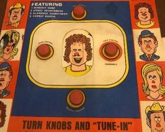 Toon a Vision cardboard and wood toy - fully operational face wheels